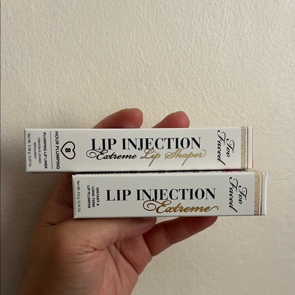 Too Faced Skincare Lip Treatment White and Gold